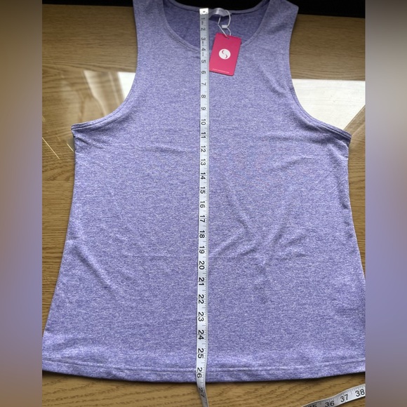 NWT Cadenshae Nursing Free ‘n Active Tank Top in Lilac Sz Small - Picture 10 of 11